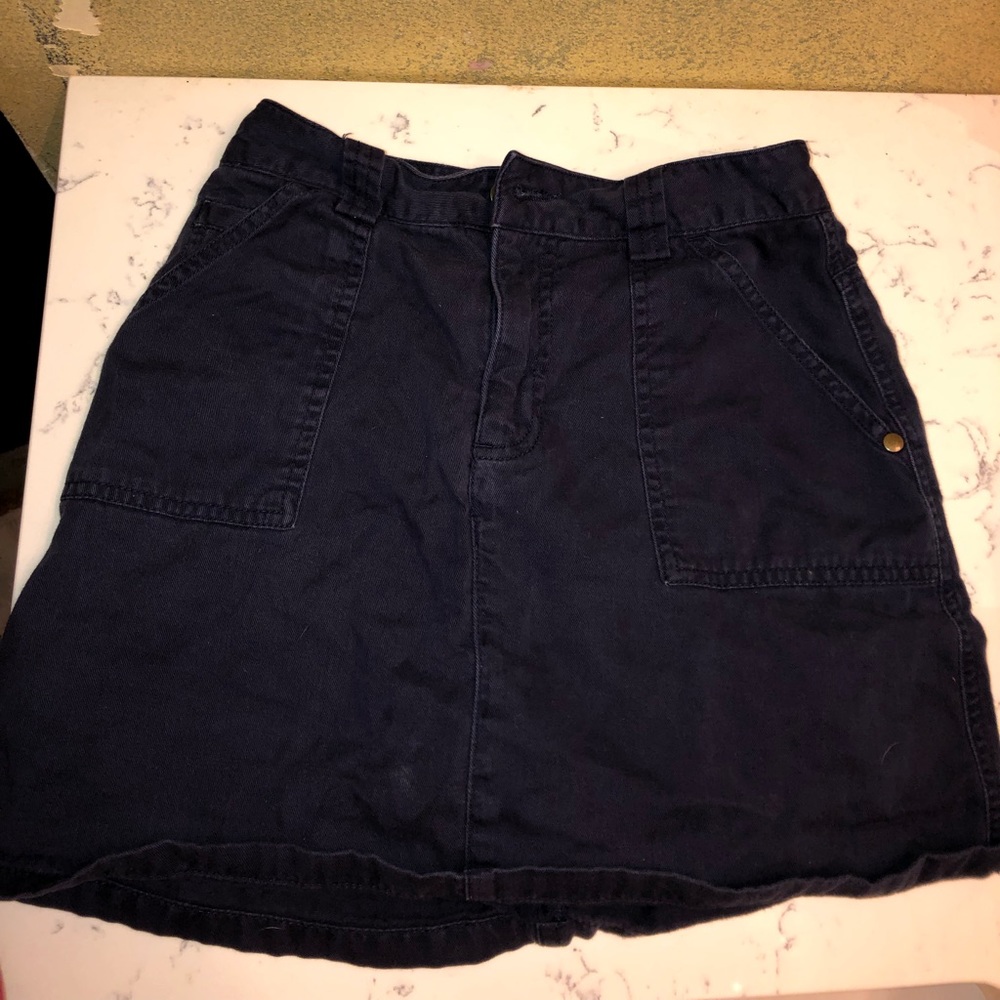 Dark blue skirt